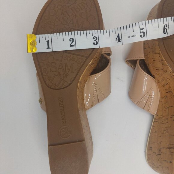Sam & Libby Platform Slide On Sandals Women's Size 6.5 - Picture 13 of 14